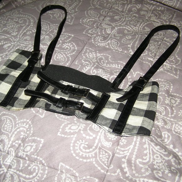 NWOT size SM Checkered Underbust Harness - Picture 6 of 16